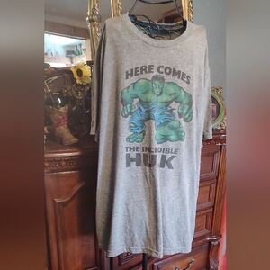 Marvel Gray Hulk Short Sleeve Tee